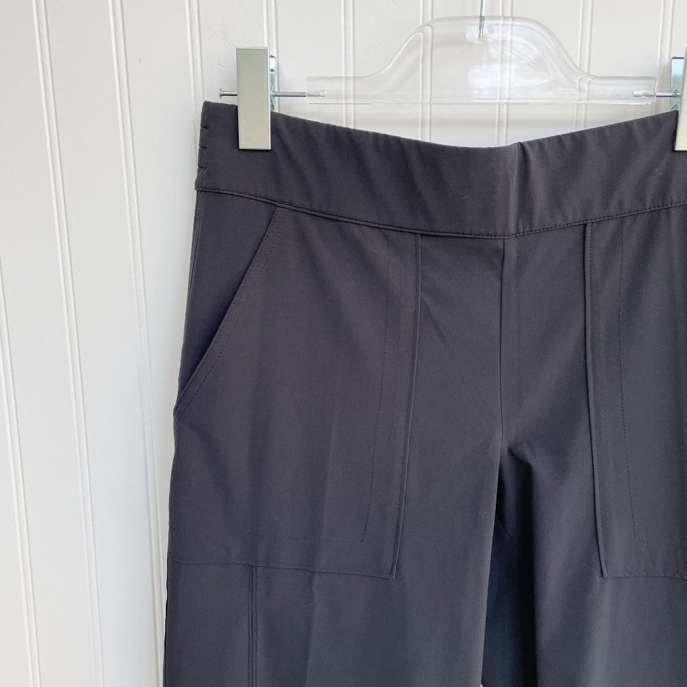 Athleta Chelsea Wide Leg Pants Black Size 4 Lounge Athleisure - Picture 8 of 9